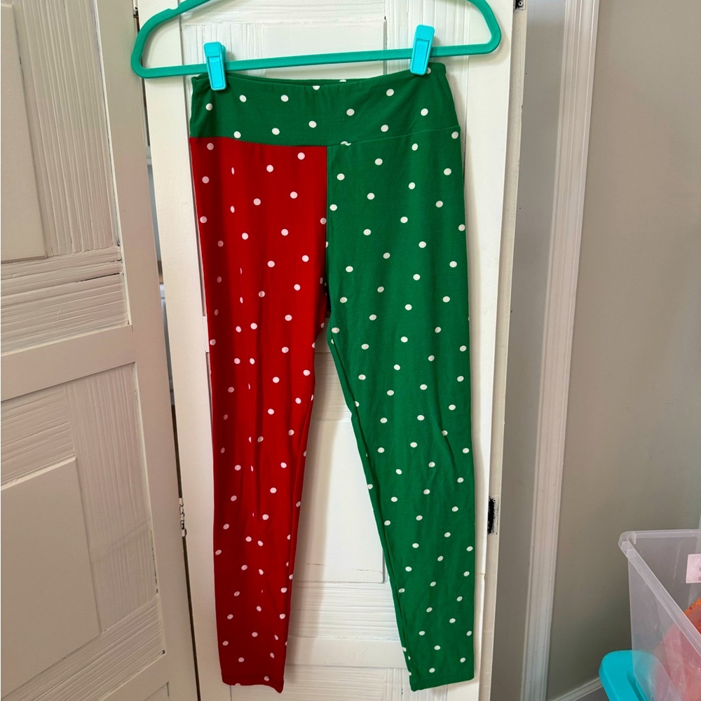 LuLaRoe Christmas Leggings OS